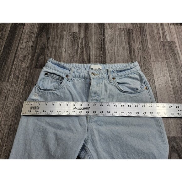 H&M Light Blue High Rise Women Jeans - Picture 10 of 13